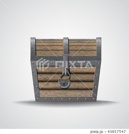 Flat illustration of chest 43657547