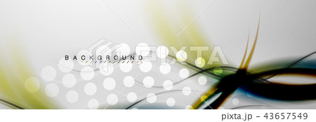 Smooth flowing wave motion concept background 43657549