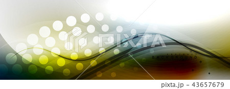 Smooth flowing wave motion concept background 43657679
