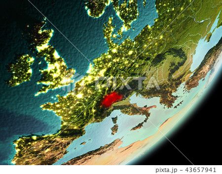 Morning view of Switzerland 43657941