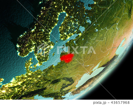 Morning view of Lithuania 43657968