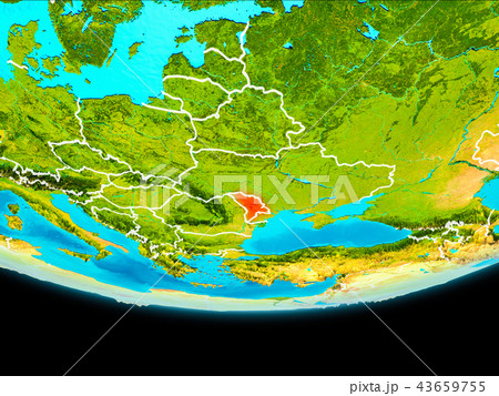 Satellite view of Moldova 43659755