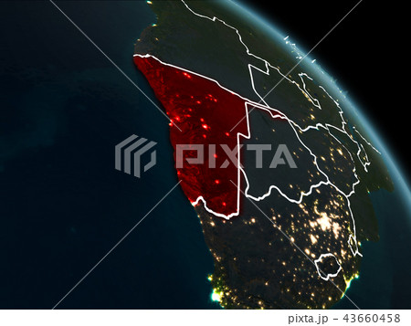 Namibia in red at night Namibia in red at night 43660458
