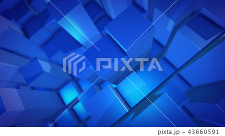 3D design columns in a diagonal perspective 43660591