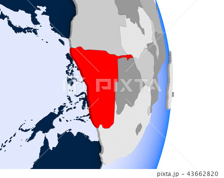 Democratic Republic of Congo on globe Democratic Republic of Congo on globe 43662820