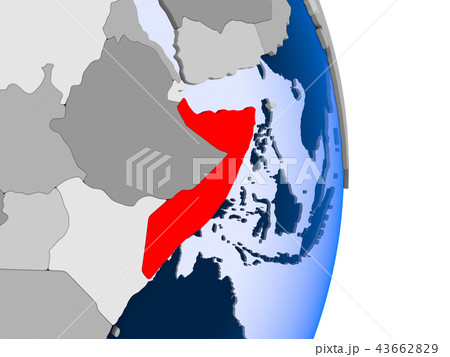 Botswana on globe Botswana on globe 43662829