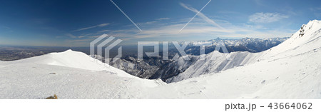 White ski slope White ski slope 43664062