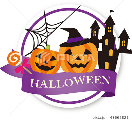 ハロウィンラベル 43665821