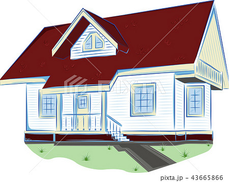 Real Estate banner in hand drawn style 43665866