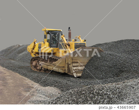 Extraction and loading of coal by excavator Extraction and loading of coal by excavator 43665907