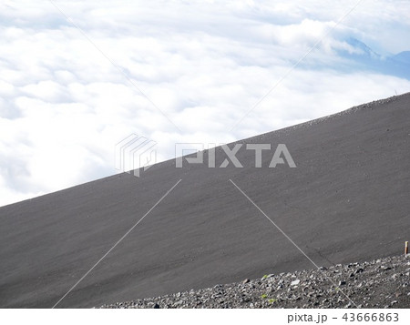 晴天の富士山、雲上の大砂走り！！ 43666863