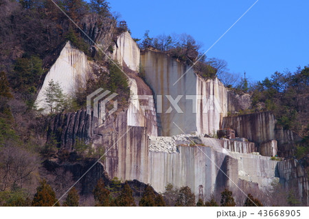 栃木県宇都宮市大谷 大谷石 採石場 栃木県宇都宮市大谷 大谷石 採石場 43668905