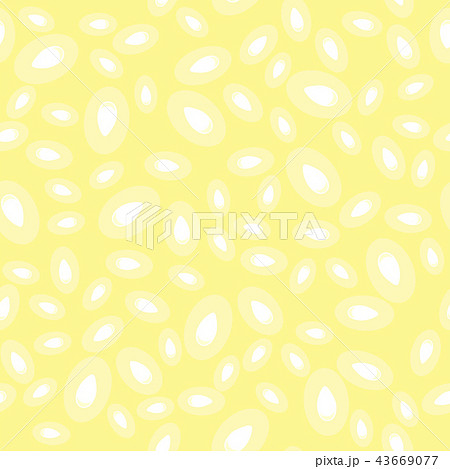 Melon Seed Seamless Pattern Isolated 43669077