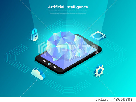Isometric artificial intelligence AI 43669882