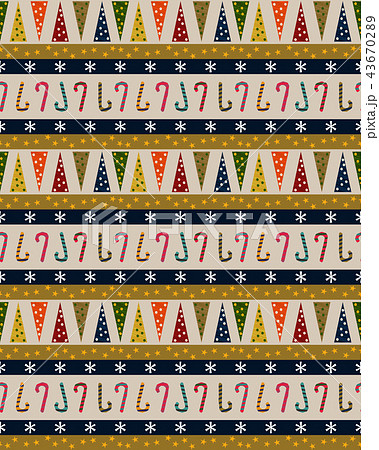 クリスマスのラッピング 包装紙 壁紙 のイラスト素材