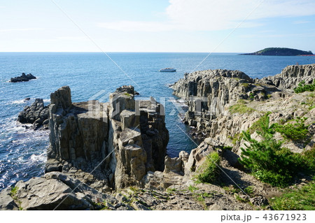 東尋坊 三段岩 東尋坊 三段岩 43671923