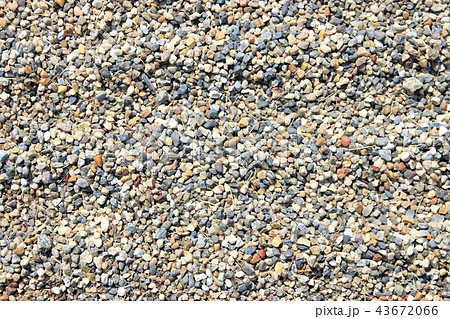 地面 素材 砂利 43672066