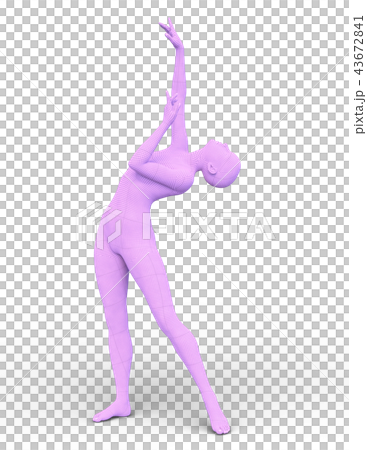 ワイヤーフレーム女性 ワイヤーフレーム女性 43672841