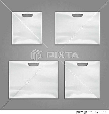 plastic bag design vector