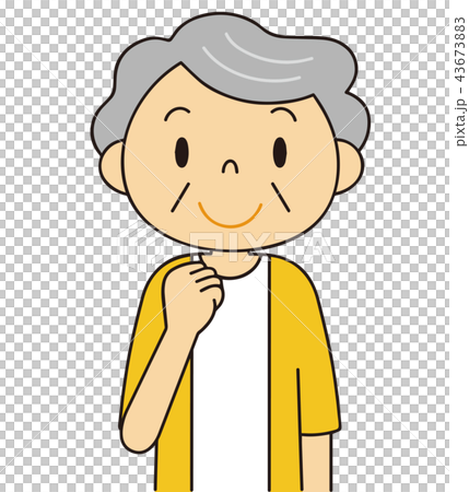 Female Grandma senior variation guts pose 43673883