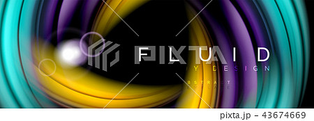 Flowing glowing color motion concept, trendy abstract layout template for business or technology Flowing glowing color motion concept, trendy abstract layout template for business or technology 43674669