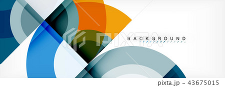 Vector circular abstract background 43675015