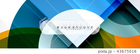 Vector circular abstract background 43675016