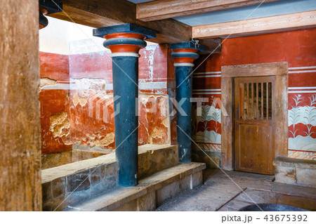 Minoan palace of Knosos, Crete Island, greece 43675392