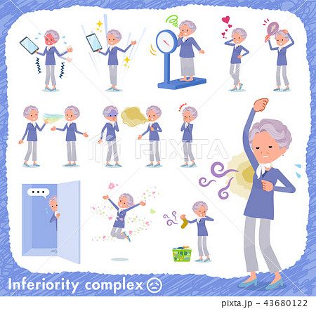 flat type blue one piece old women_complex flat type blue one piece old women_complex 43680122