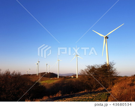 風力発電所 栄養 秋 43680534