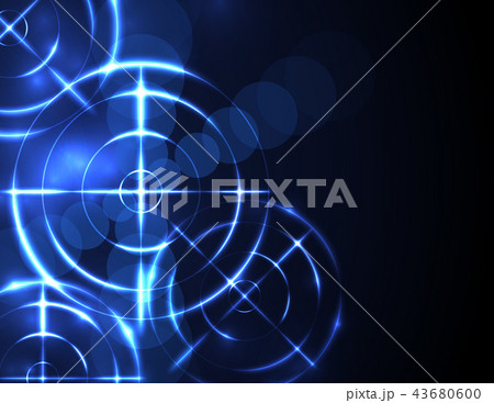 Abstract  radar target shooting range concept 43680600