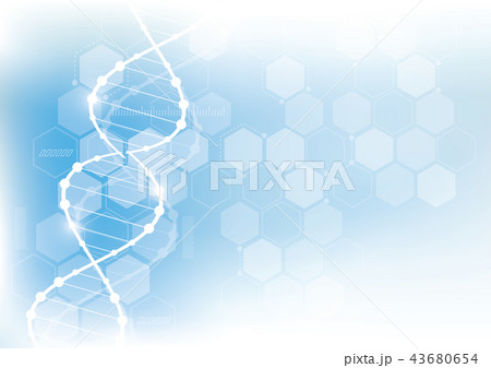 Science template, wallpaper or banner with a DNA Science template, wallpaper or banner with a DNA 43680654