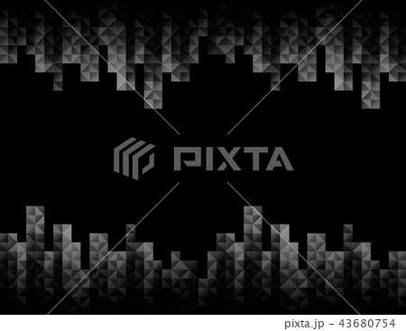 Abstract futuristic digital square grid background 43680754