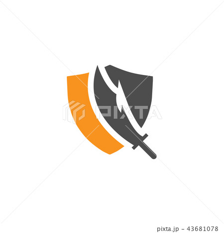 Chinese sword icon vector template Chinese sword icon vector template 43681078