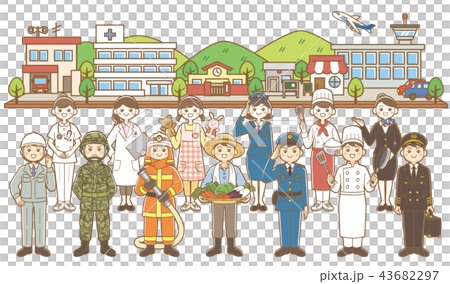 職業　街並み 43682297