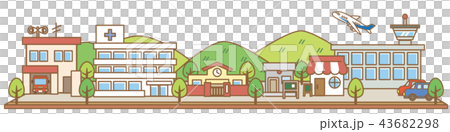 Cityscape mountain 43682298