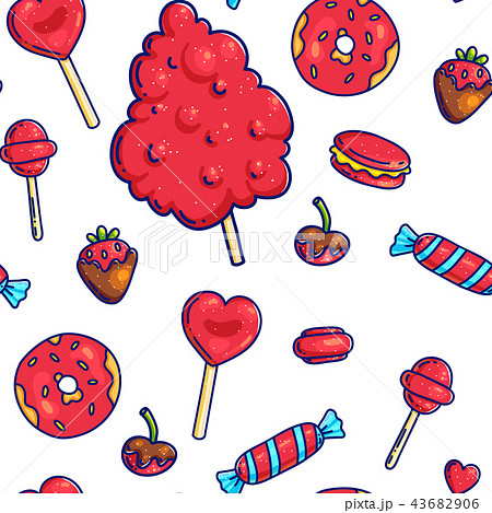 Colorful candies seamless pattern Colorful candies seamless pattern 43682906
