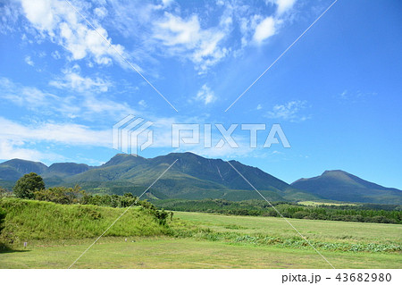 久住高原　阿蘇山　 43682980