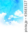背景素材　空　テクスチャー 43683327