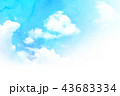 背景素材　空　テクスチャー 43683334