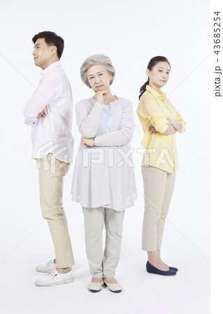 家族 ファミリー 高齢者 43685254
