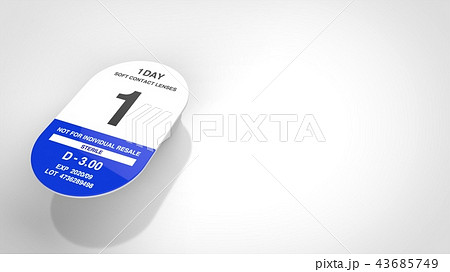 ワンデーコンタクトレンズ 右コピースペース ワンデーコンタクトレンズ 右コピースペース 43685749