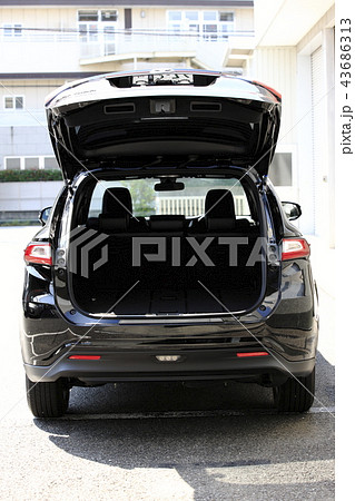 車のトランク（トヨタ・ハリアー） 43686313