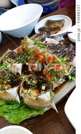 ワタリガニ ケジャン シーフード 43686337