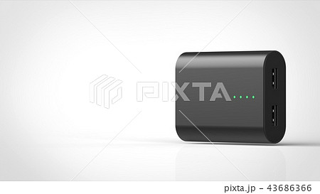 モバイルバッテリー 左コピースペース モバイルバッテリー 左コピースペース 43686366