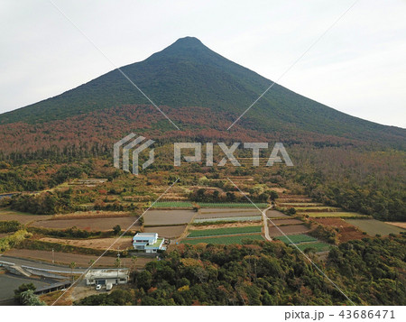 開聞岳山麓の空撮 43686471