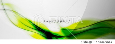 Smooth blur wave background 43687883