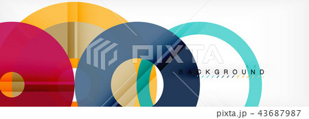 Modern geometrical abstract background 43687987