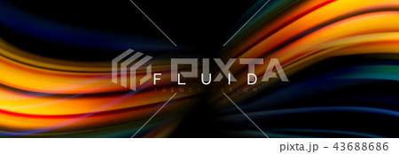 Fluid color motion concept Fluid color motion concept 43688686