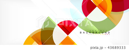 Vector circular geometric abstract background Vector circular geometric abstract background 43689333